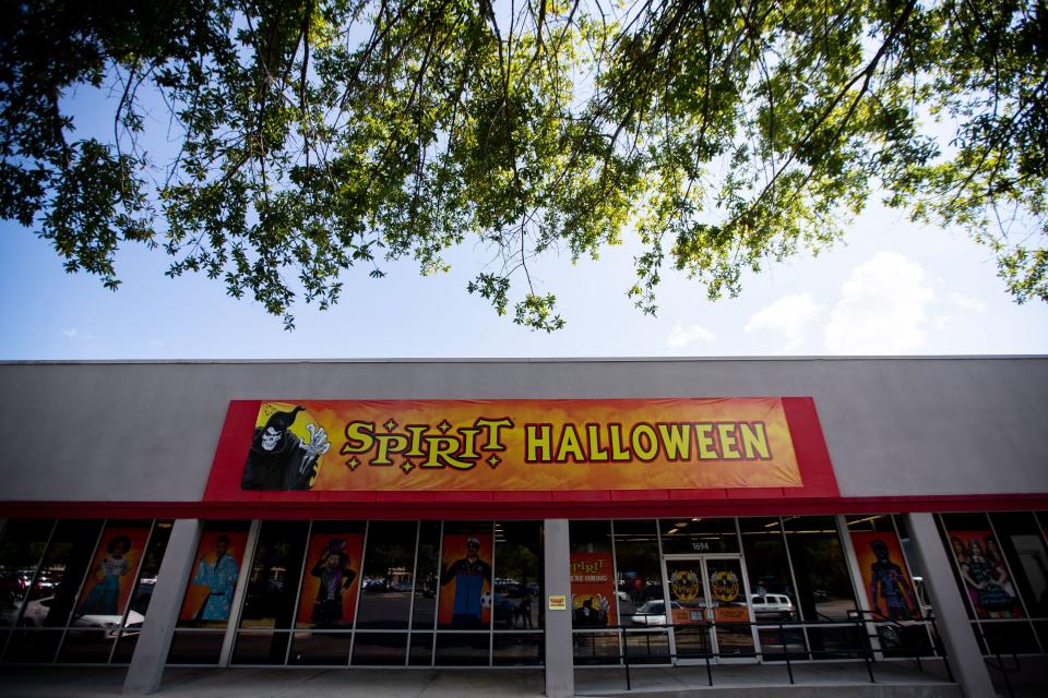 The exterior of a Spirit Halloween store in Tallahassee, Florida in September 2022 might look familiar no matter where you live: The retailer has more than 1,500 stores in new locations each year.