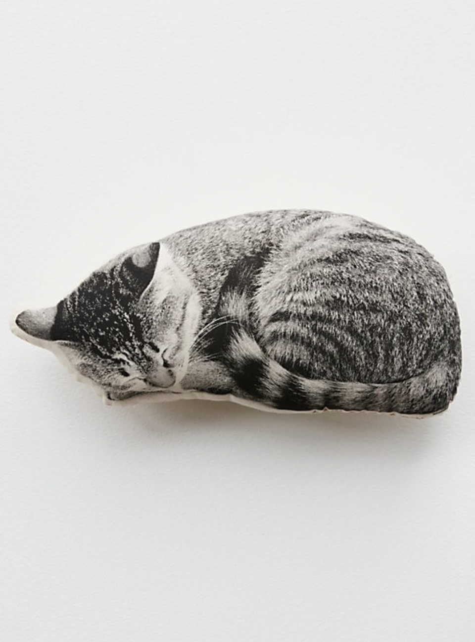 Silkscreen Sleeping Cat Pillow