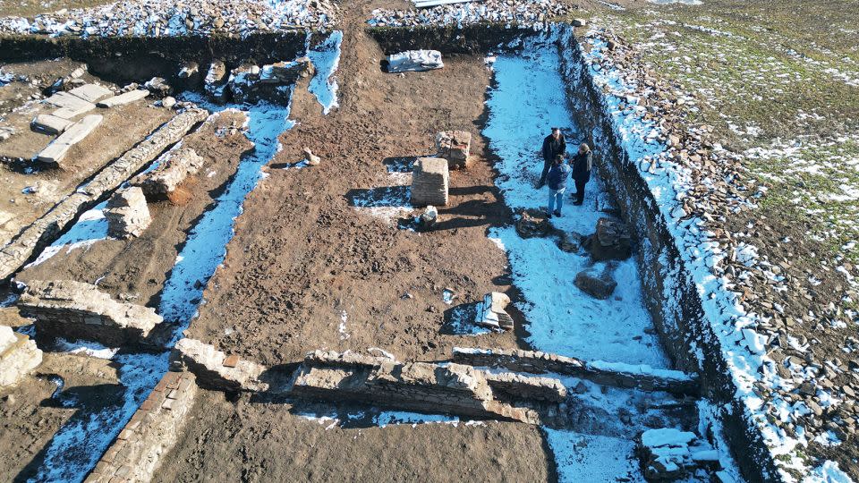 Archaeologists made the discovery while excavating Viminacium, the capital of the Roman province of Moesia. - Branko Filipovic/Reuters