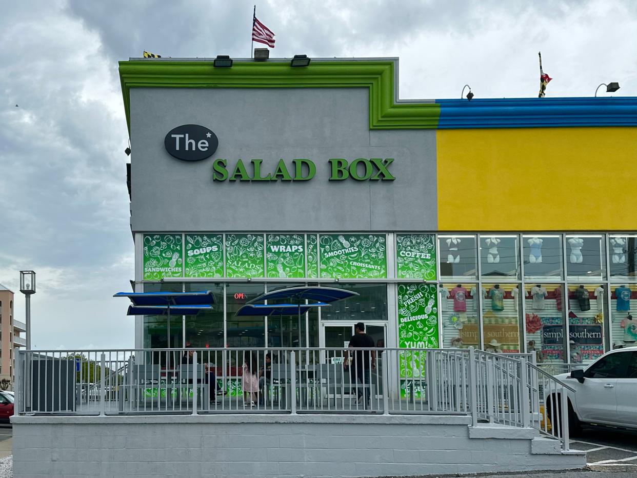 The Salad Box, pictured Friday, June 23, 2023, is now open on 125th Street in Ocean City, Maryland.
