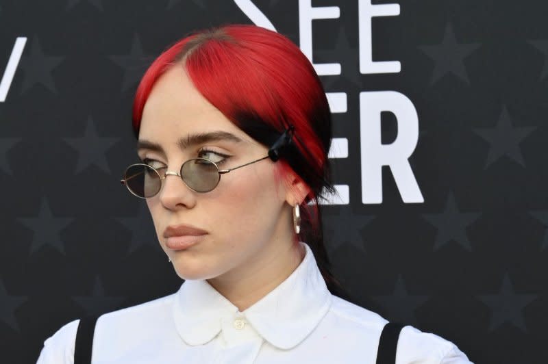 Billie Eilish attends the Critics' Choice Awards in January. File Photo by Jim Ruymen/UPI