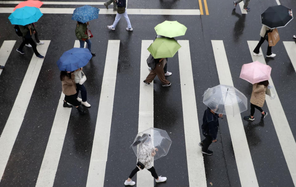 今起至周六連續7天北部、東半部都是有雨的天氣。(資料照)