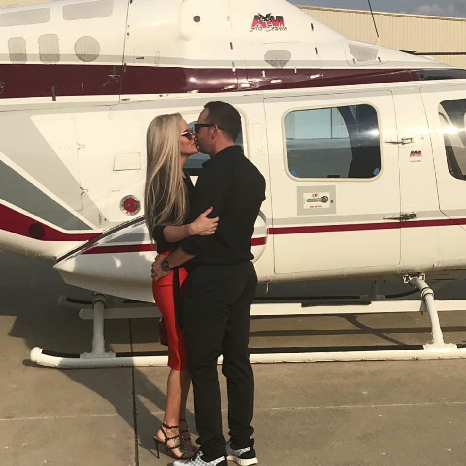 Isn't it romantic?! Wahlberg planned a sweet anniversary surprise for McCarthy that included a helicopter ride. "Pinch me. It’s not an episode of <em>The Bachelor</em>. It’s my romantic husband <a href="https://www.instagram.com/donniewahlberg/" rel="nofollow noopener" target="_blank" data-ylk="slk:@donniewahlberg;elm:context_link;itc:0;sec:content-canvas" class="link ">@donniewahlberg </a>surprising me on our Anniversary," she captioned this photo. She added, "You are proof fairy tales do come true. I love you."