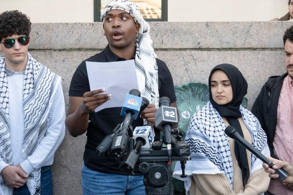 Khymani James, who says they go by “he/she/they” pronouns, is under fire after newly resurfaced video showed the student publicly raging that “Zionists don’t deserve to live.” LP Media