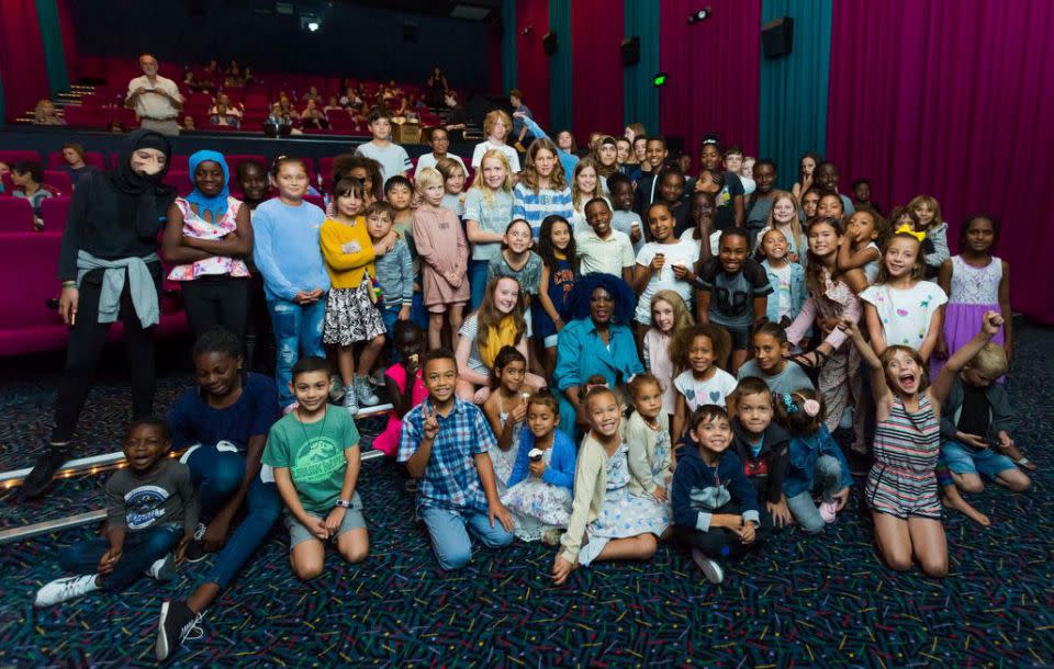 She raised funds so 200 children in Perth could watch the film over the weekend. Source: Alain Rah Studios