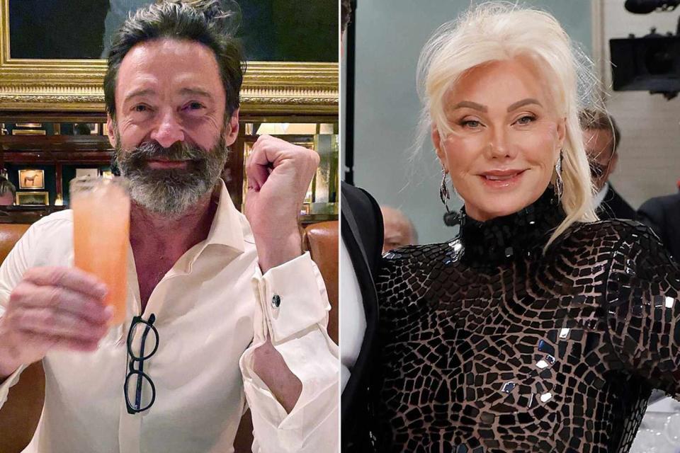 <p>thehughjackman/Instagram; Taylor Hill/Getty</p> Hugh Jackman; Deborra-lee Jackman