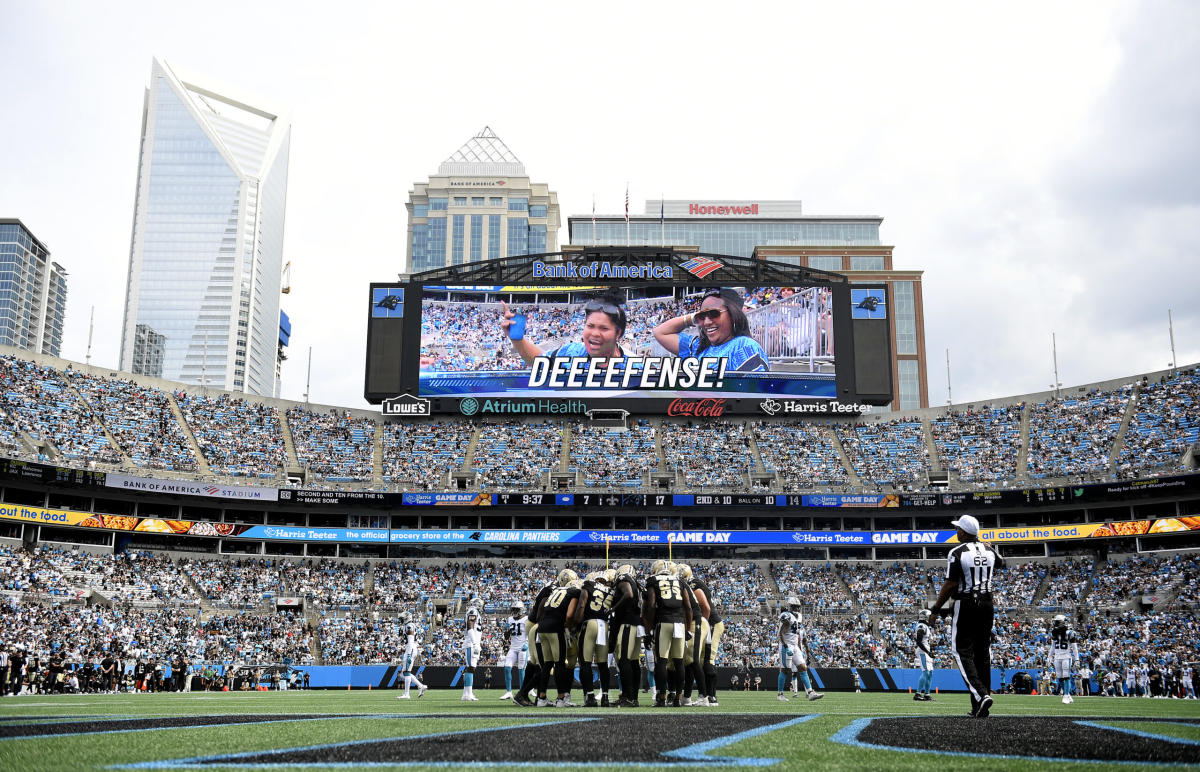 bank of america stadium game today