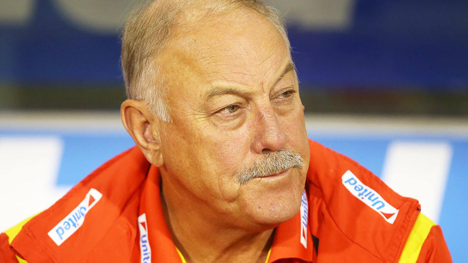 Malcolm Blight, pictured here during a Gold Coast Suns game in 2015.