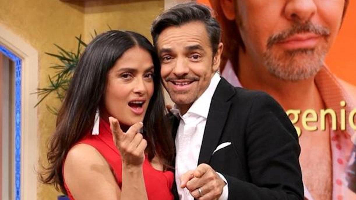 Salma Hayek y Eugenio Derbez / Agencia México