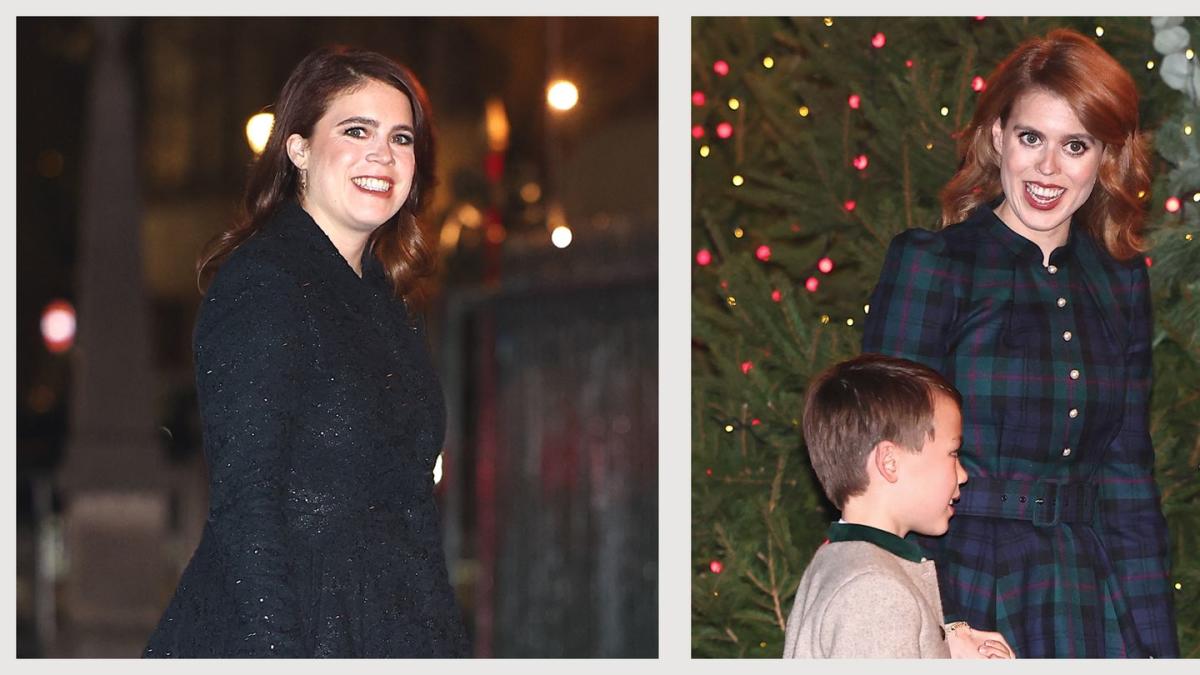 Princesses Beatrice and Eugenie Look Festive at the Together at