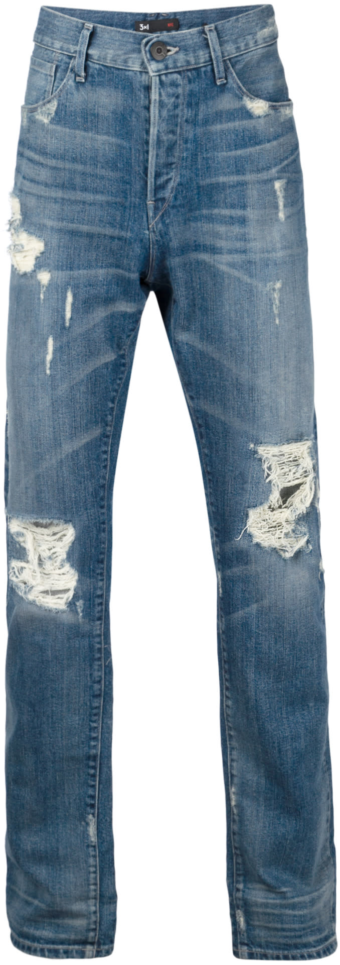 3x1 + Victor Cruz M1.3 Ripped Jeans