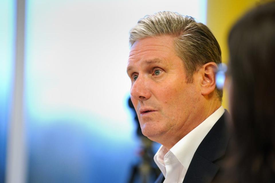 Labour Party leader Sir Keir Starmer promised to reverse the trend of rising suicide rates (Peter Byrne/PA) (PA Wire)