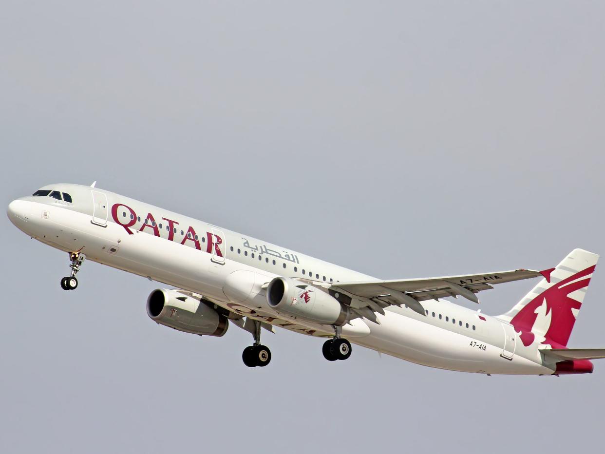 Qatar A321.