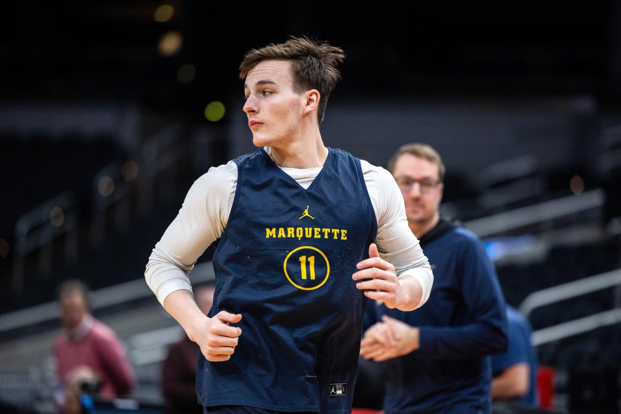 Marquette's Tyler Kolek is ready to play after missing six games with an oblique injury