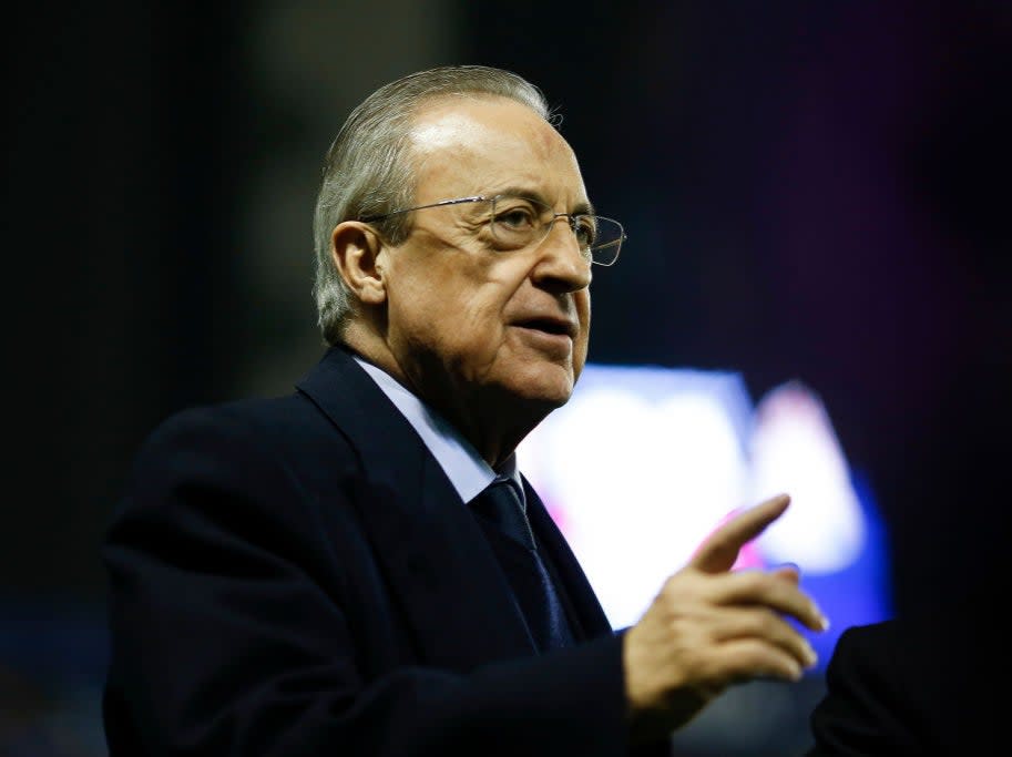 Real Madrid president Florentino Perez has been a key backerGetty Images