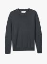 $165, Alex Crane. <a href="https://alexcrane.co/collections/bestsellers/products/campo-sweater-ink" rel="nofollow noopener" target="_blank" data-ylk="slk:Get it now!;elm:context_link;itc:0" class="link ">Get it now!</a>