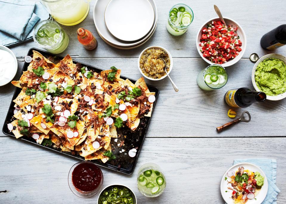 Nachos with All the Fixings