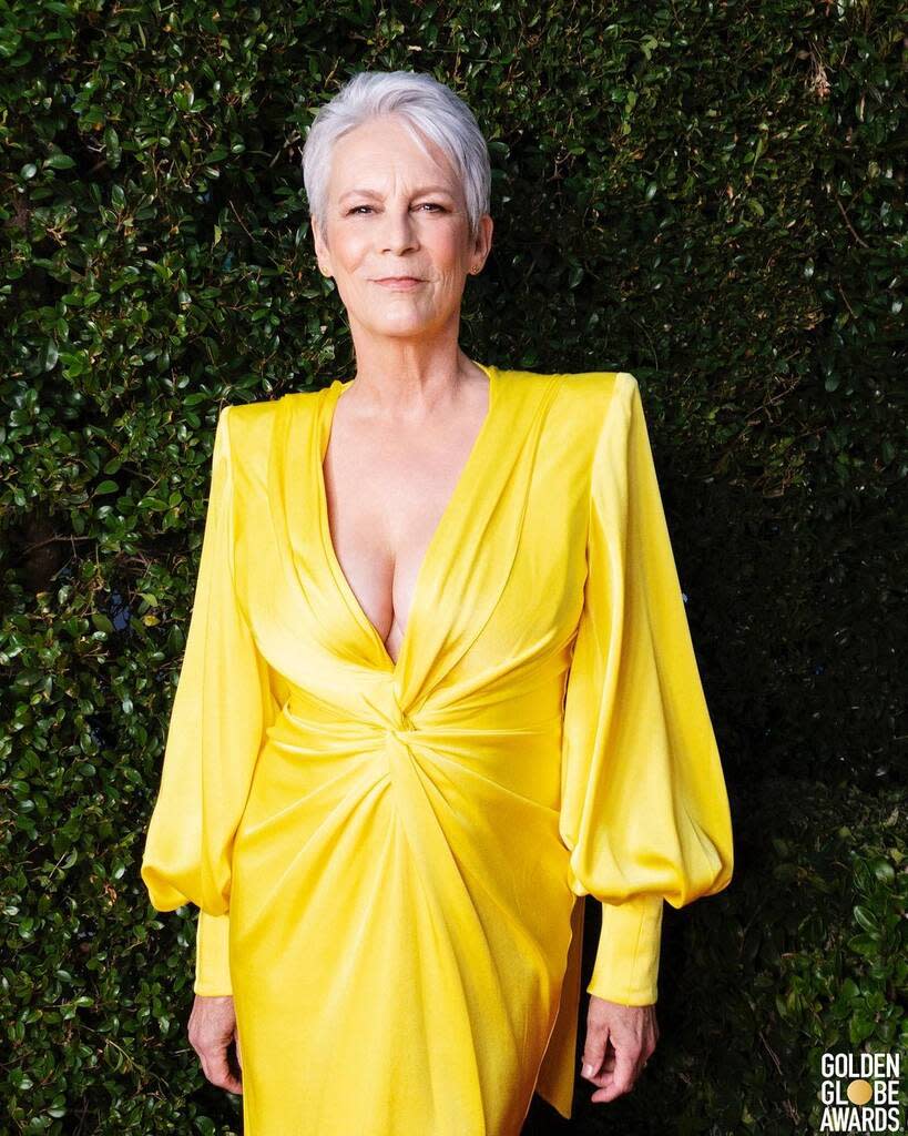 2021 Golden Globes, Portraits, Jamie Lee Curtis