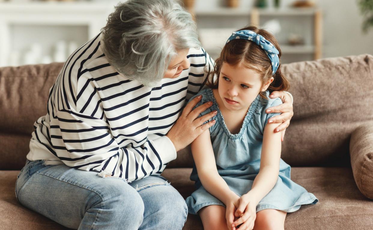 The best thing is for grandparents to simply be there for their grandchildren and listen to their problems