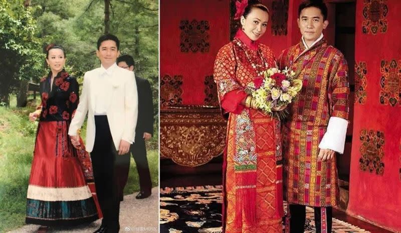 梁朝偉2008年於不丹結婚幾乎所有大咖都到齊，劉嘉玲曝「唯獨沒邀劉德華」的真正原因！（圖／翻攝自微博）