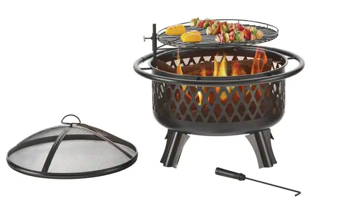 This fire pit is a two-in-one! (Photo: The Home Depot)