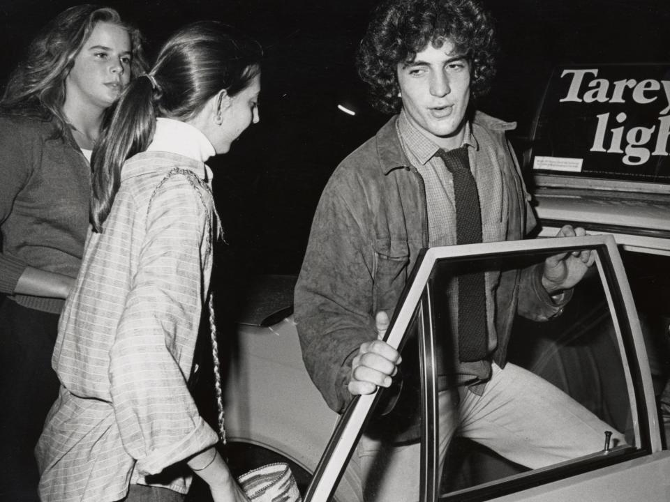 John F. John Kennedy Jr. and friends in 1979.