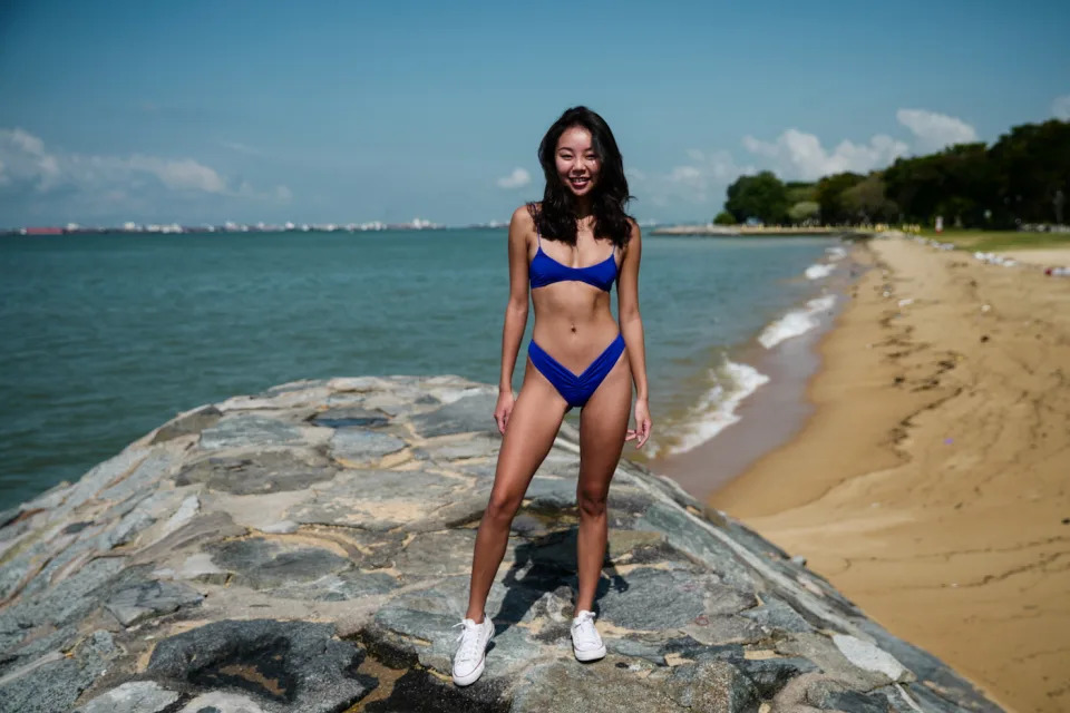 Esther Chiang keeps herself active with boxing, tap dancing, rock climbing, hiking and a variety of water sports. 