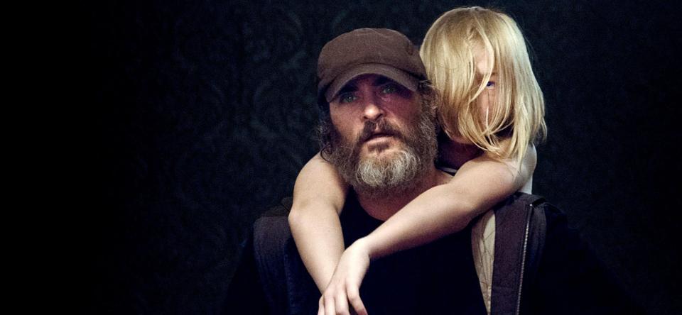 <h1 class="title">YOU WERE NEVER REALLY HERE, from left: Joaquin Phoenix, Ekaterina Samsonov, 2017. © Amazon</h1><cite class="credit">Everett Collection</cite>