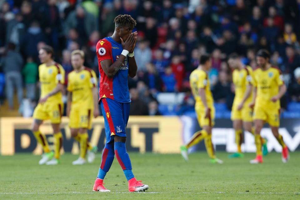 Crystal Palace’s talisman could miss out on a return against Chelsea