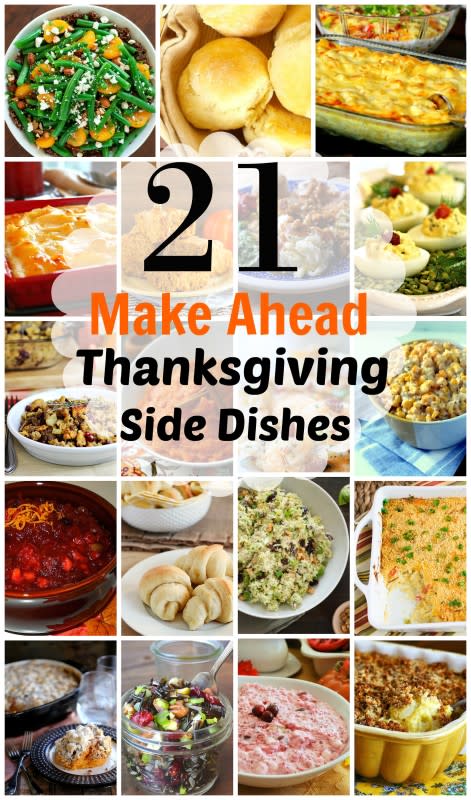 21 Make-Ahead Thanksgiving Sides You Can Prep Early