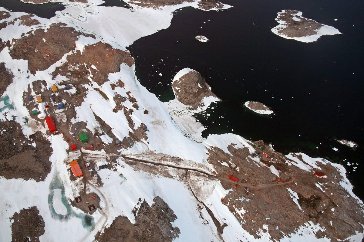 File image: Antarctic has seen about 1 million square kilometers less ice than the previous winter record  (AFP via Getty Images)