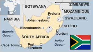 Map of South Africa