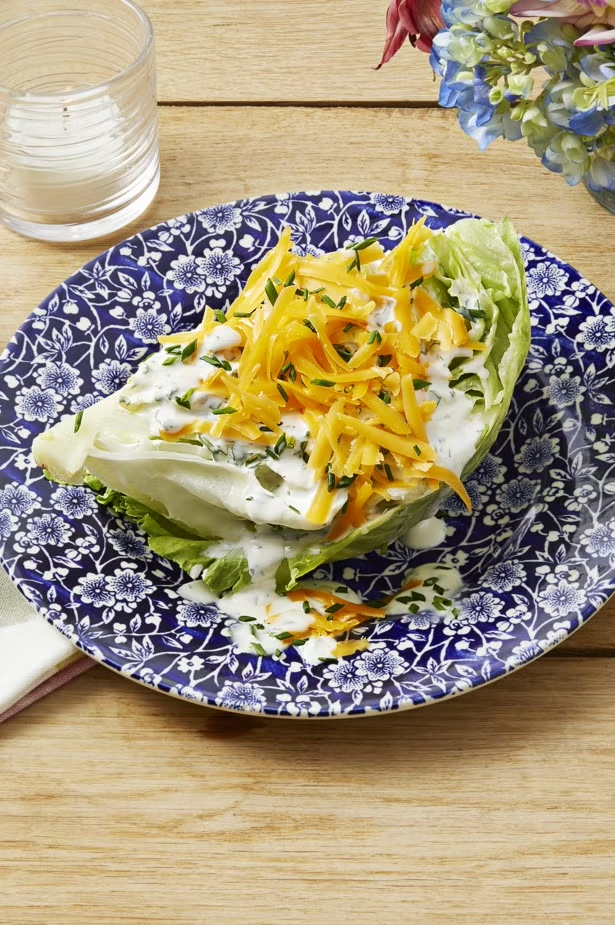 ranch flavored meal ideas wedge salad buttermilk ranch