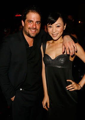 Brett Ratner and Zhang Jingchu at the Hollywood premiere of New Line Cinema's Rush Hour 3