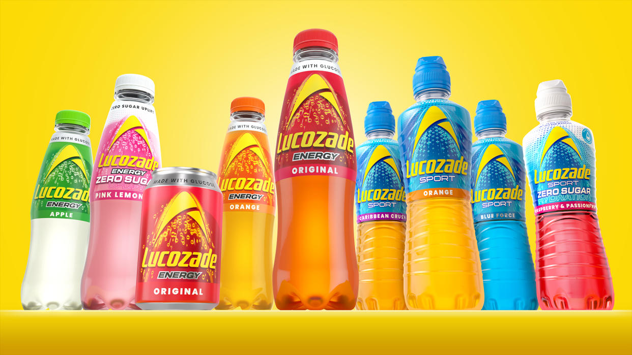  Lucozade new identity. 