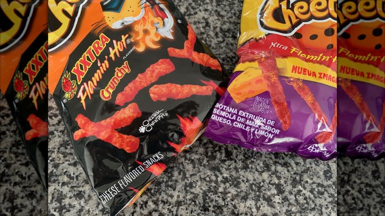 Flamin' Hot Cheetos bags