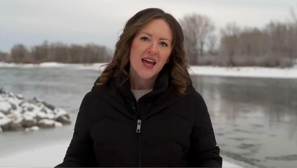 Standing near a low-flowing Bow River, Environment Minister Rebecca Schulz posted a video in January that discussed the provincial government's drought preparedness measures.