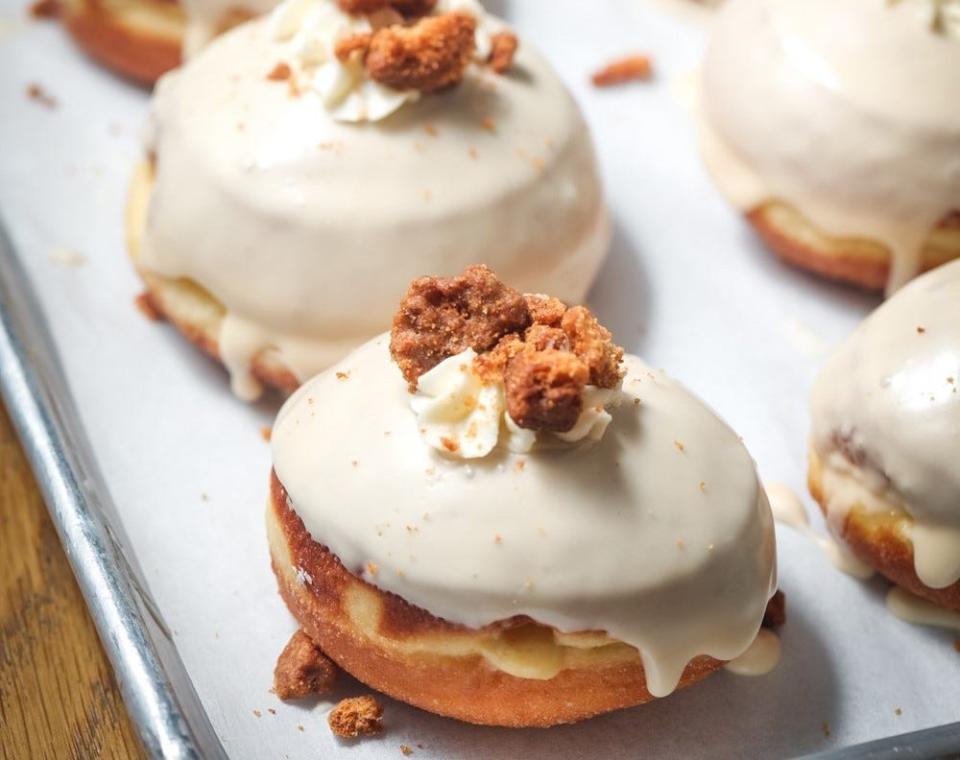 National Donut Day treat: the Mini French Toast Donut at The Salty doughnut shop in West Palm Beach.