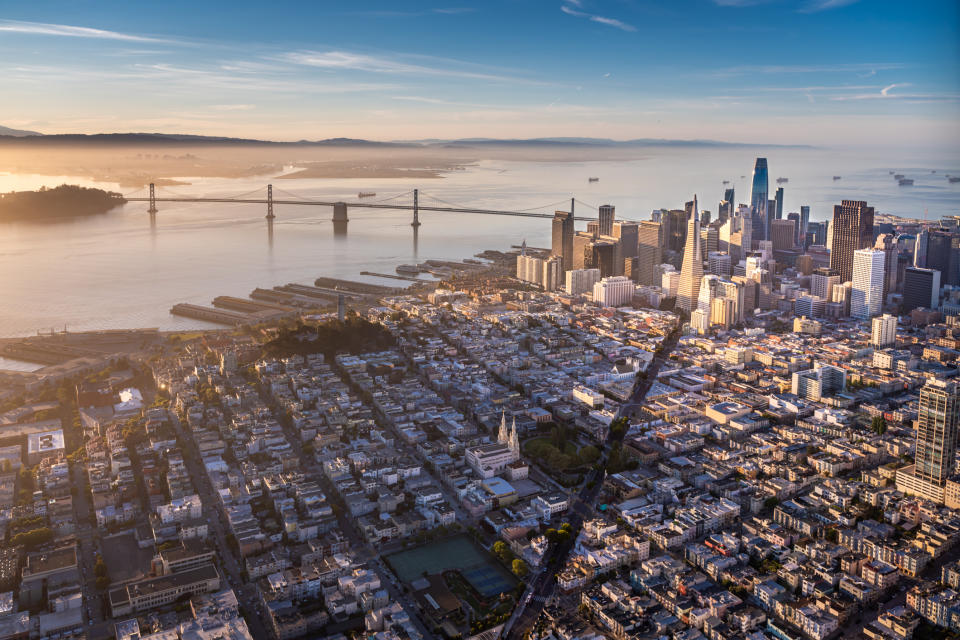 Aerial view of San Francisco