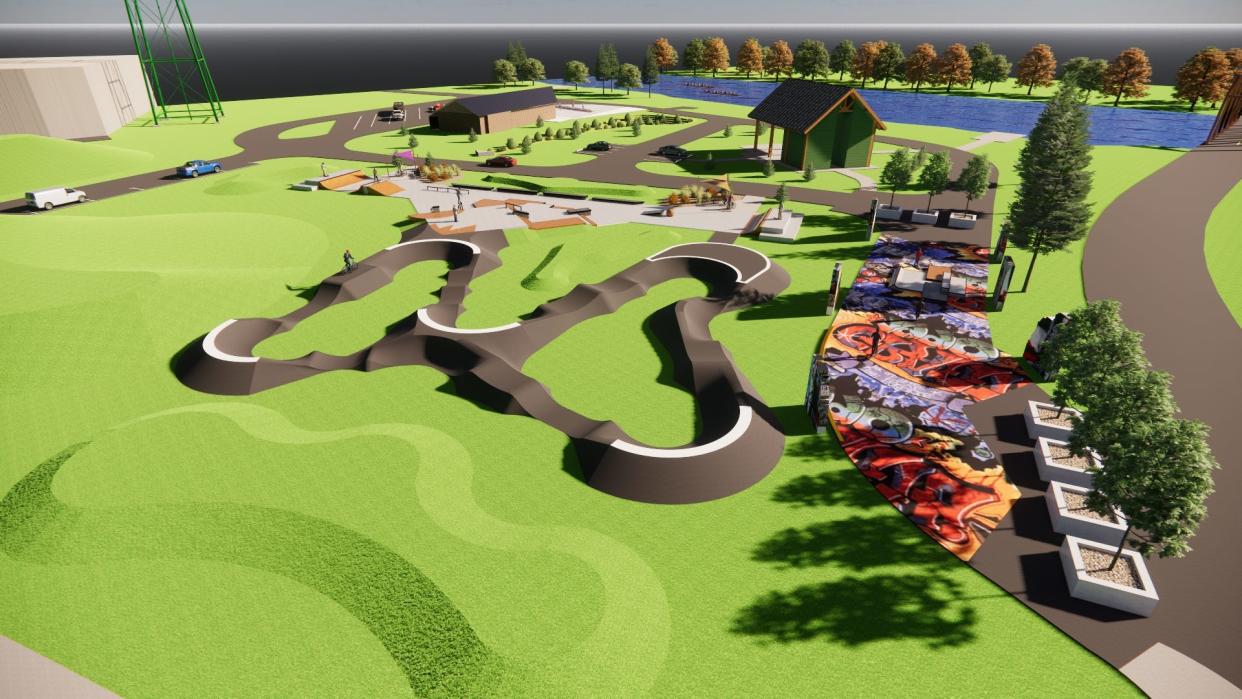 To adapt to the financial cost of brownfield site improvements the SFM brigade redesigned its skatepark plans.