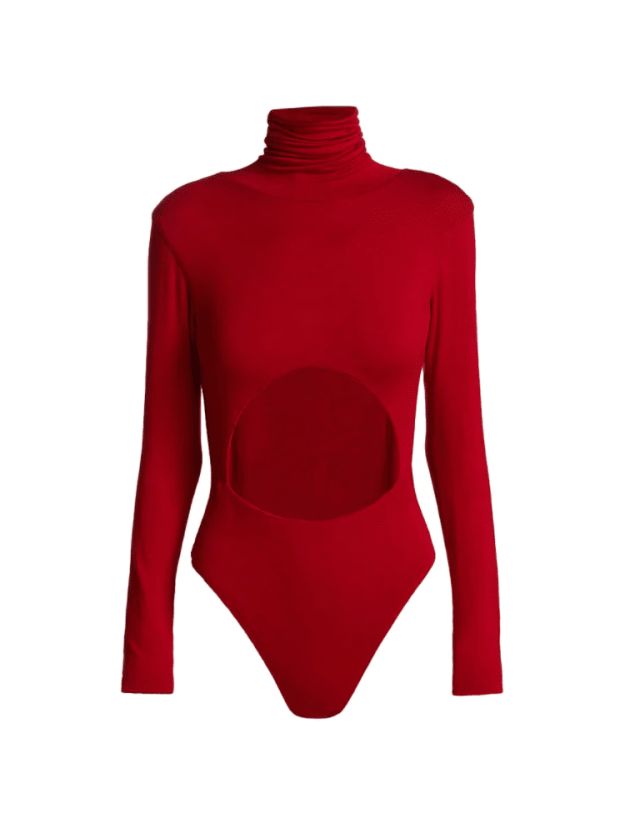 <p>Sergio Hudson Openwork Turtleneck Bodysuit, $425, <a href="https://rstyle.me/+-tawdRcLzBXxosI3M15Blg" rel="nofollow noopener" target="_blank" data-ylk="slk:available here;elm:context_link;itc:0;sec:content-canvas" class="link ">available here</a> (sizes XS-XL)</p>