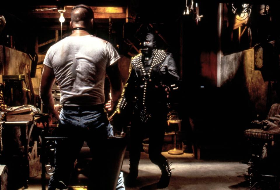 Bruce Willis, left, in <em>Pulp Fiction, </em>1994/Everett Collection