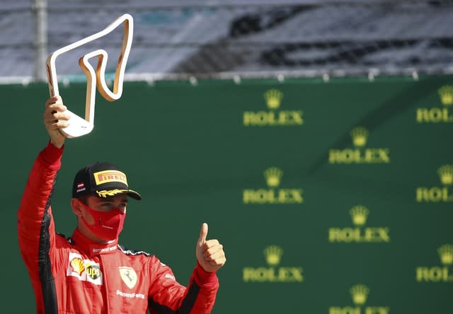 Charles Leclerc finished second in the season-opening Austrian Grand Prix