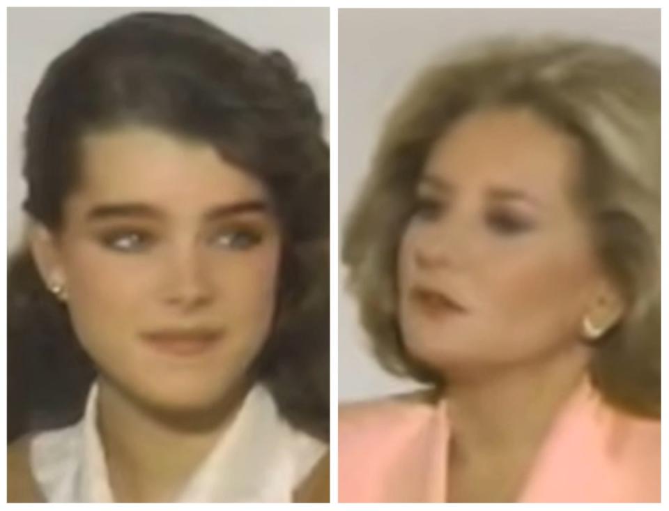 Brooke Shields was grilled by Barbara Walters when she was 15 years old (YouTube)