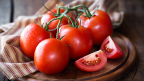 <p> Tomatoes do more than just add juicy flavour to dishes. They are around 95 per cent water, making them one of the most hydrating groceries in your shopping basket. What's more, they come with a generous helping of the antioxidant lycopene - responsible for their red colour - which <a href="https://www.ncbi.nlm.nih.gov/pmc/articles/PMC9147660/" rel="nofollow noopener" target="_blank" data-ylk="slk:research;elm:context_link;itc:0;sec:content-canvas" class="link ">research</a> has found could lower the risk of heart disease. </p>
