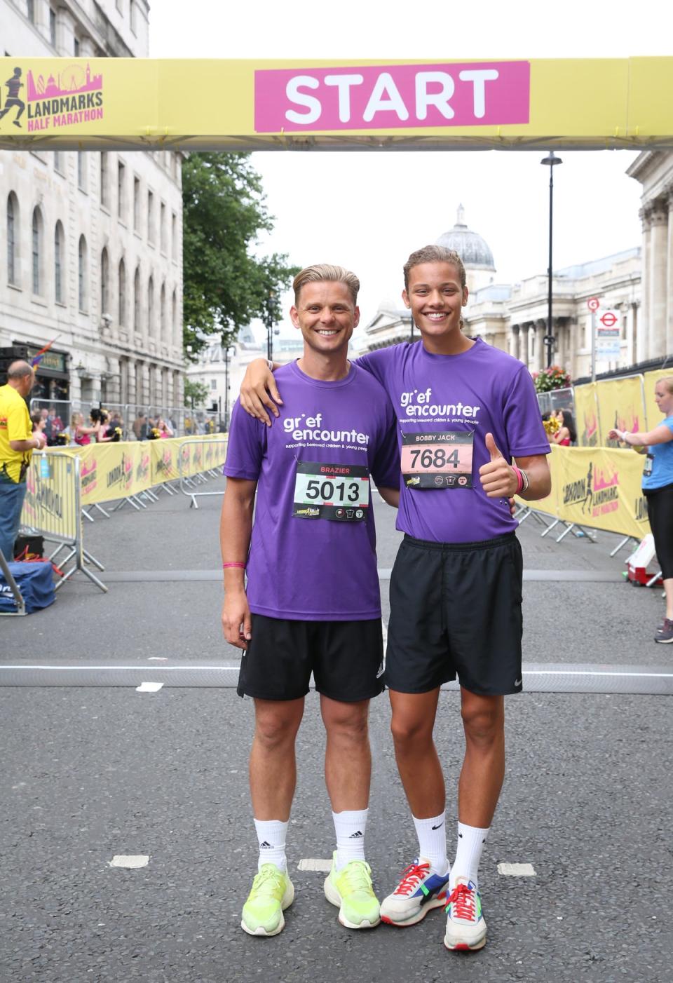 Jeff and Bobby Brazier (Matt Alexander/PA) (PA Archive)