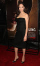 Angelina opted for a strapless black dress at the 2008 premiere of Changeling.