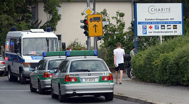 Police at the scene of the shooting. Source: AAP