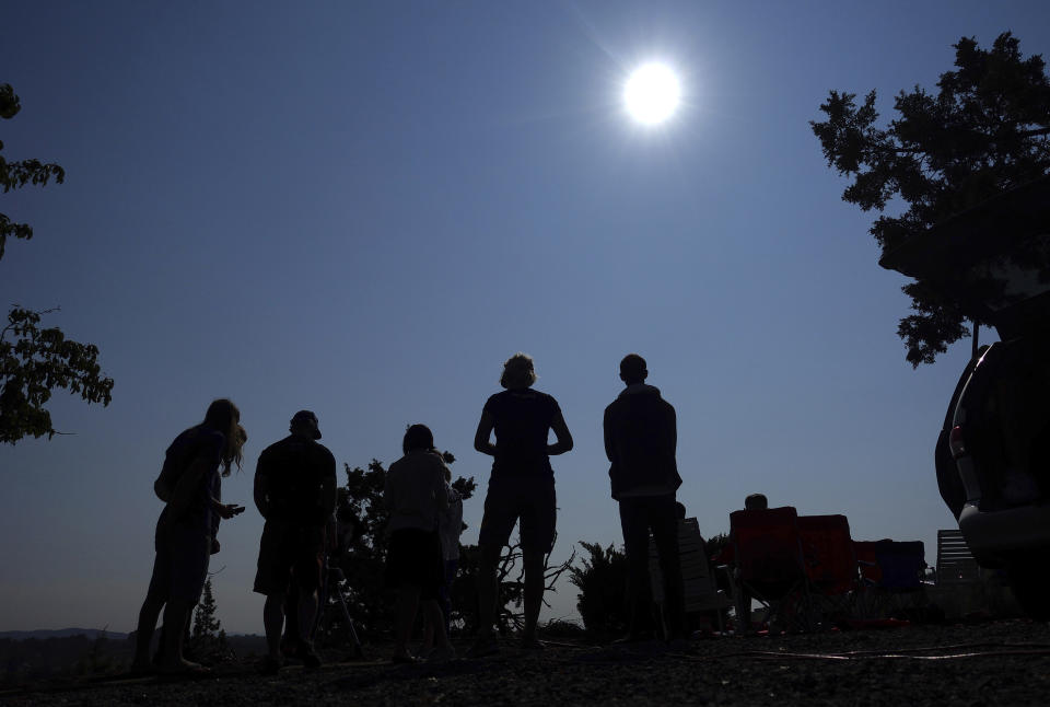 El eclipse solar total del 8 de abril de 2024 en América del Norte llega por primera vez a la costa del Pacífico de México, cruza diagonalmente los EE. UU. desde Texas hasta Maine y sale en el este de Canadá. (Foto AP/Ted S. Warren, archivo)