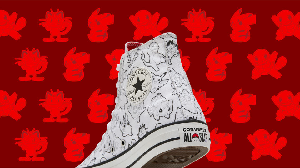 Converse x Pokémon 聯乘鞋款曝光！可愛度滿分25周年特別版Chuck Taylor 小精靈迷必定收藏